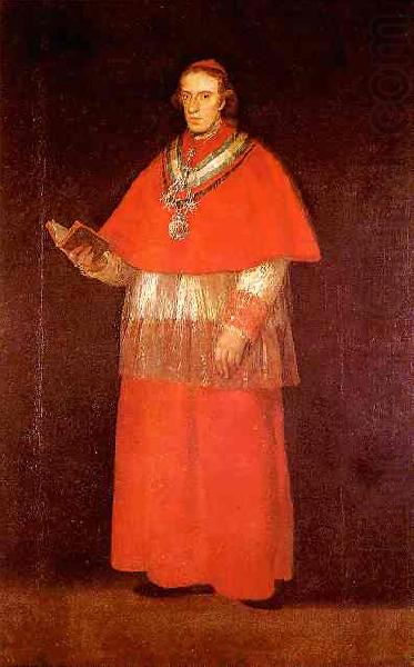 Francisco Jose de Goya Cardinal Luis Maria Borbon y Vallabriga. china oil painting image